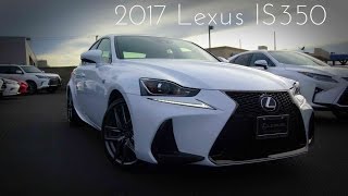 2017 Lexus IS350 FSport 35 L V6 Review [upl. by Atnod]