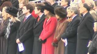 Kate Middleton watching Prince Williams passing out parade at Sandhurst [upl. by Quillan]