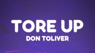 Don Toliver  TORE UP Lyrics [upl. by Kaiser]