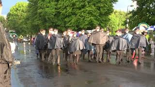 Ballinamallard Accordion Band  Barr Pipe Band Parade 2024 [upl. by Tirreg]