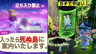 【あつ森】一度入ったら終わり絶対に脱出できないストーリのあるホラー島に行ってみた結果想像を絶するヤバい島だった・・・ 完全に呪いの島。。【あつまれどうぶつの森】 [upl. by Syla]