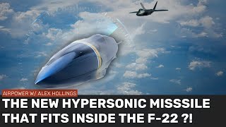 Lockheed Martins new HYPERSONIC missile fits INSIDE the F22 [upl. by Millhon557]