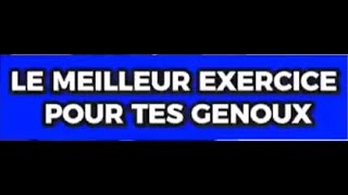 LE MEILLEUR EXERCICE POUR TES GENOUX [upl. by Lapointe]