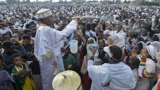 Ethiopian Amhara Orthodox celebrate Epiphany amid grief [upl. by Trebeh]