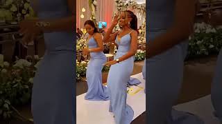 Beautiful bridesmaid entrance bridesmaids wedding burnaboy bridesmaidfashion bridalfashion [upl. by Gilbertine90]