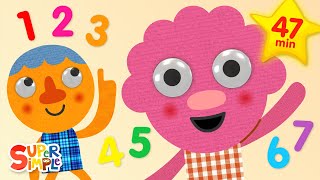 Count amp Sing with Super Simple  Preschool Counting Songs  Super Simple Songs [upl. by Lidaa]