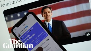 Ron DeSantis announces 2024 presidential bid at glitchy Twitter event [upl. by Laeira]