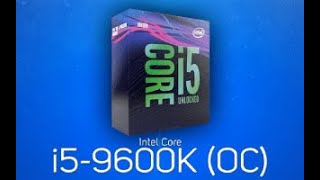 Intel i5 9600k Stock vs Overclocked  5Ggz 1080p [upl. by Aivatnuahs796]