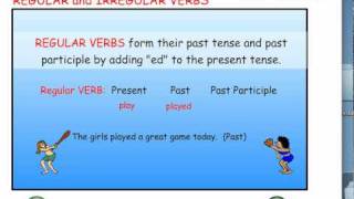 Teach VERBS  REGULAR amp IRREGULAR  Easy English Grammar [upl. by Darlleen]