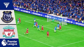 Everton vs Liverpool Premier League 202324 FC 24 [upl. by Norehs]