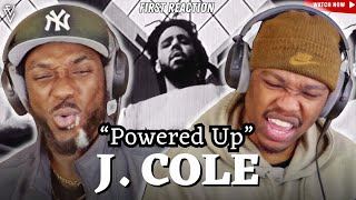 J Cole  Powered Up  FIRST REACTION [upl. by Attoynek370]