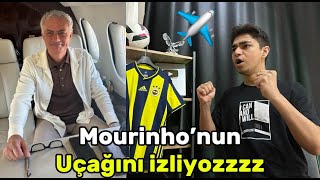 MOURİNHONUN UÇAĞINI İZLİYOZ LAAAAN AZ SONRA TÜRKİYEDE [upl. by Anibur]