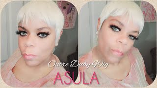 NO TONER NEEDED FT 👱🏽‍♂️ Outre 100 Human Hair Premium Duby Wig ASULA [upl. by Adnerak]