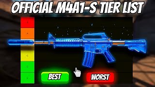 Official M4A1S Tier List  Ranking Every CS2 M4A1S Skin from Best to Worst 2023 [upl. by Yeniffit]