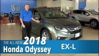 Review All New 2018 Honda Odyssey EXL  St Paul White Bear Lake Brooklyn Center Burnsville MN [upl. by Hittel]