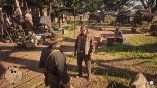 RDR2  Charles is taking off for a few days to help Eagle Flies random event [upl. by Yerkovich]