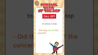 Call Off How to Use the Phrasal Verb Call Off in Everyday English english learning [upl. by Ahseinad]