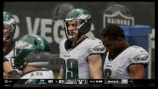 madden 25 raiders franchise can we stay undefeated vs the eagles [upl. by Sherrard79]