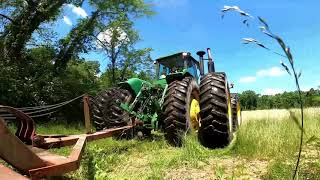 John Deere 8850  CultiMulching [upl. by Drus]