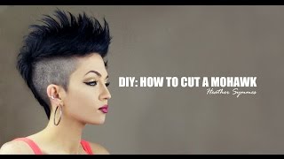 DIY HOW TO CUT A MOHAWK [upl. by Gardie]