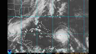2017 0912  Evolution des ouragans IRMA JOSE et KATIA [upl. by Higbee]