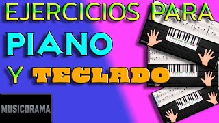 PIANO Y TECLADO  EJERCICIOS PARA PRACTICAR quotPOSICIÓN DE LA menor Amquot LECCIÓN 8 [upl. by Penn]