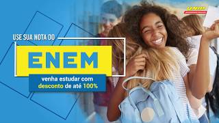 Use sua nota do ENEM venha estudar com desconto de até 100  UNIP [upl. by Olenka]