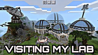 Lab tour in my minecraft world Tanzim mines Minecraft Laboratory tour [upl. by Idur]