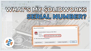 How To Find Your SOLIDWORKS Serial Number  Quick Tips [upl. by Lladnek226]