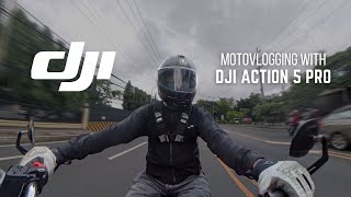 Motovlogging with DJI Action 5 Pro I Review amp Unboxing [upl. by Yesmar]