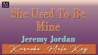 She Used To Be Mine  Karaoke Jeremy Jordan  Male Key  C [upl. by Neladgam]