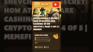 Serena amp Shevchenkos Secret How Athletes Are Cashing In on Crypto  Part 4 of 5  minificoin [upl. by Dinsmore]