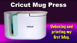 Cricut Mug Press unboxing and using it for the first time [upl. by Ordnassela]