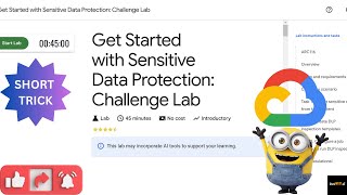 Get Started with Sensitive Data Protection Challenge LabARC 116 arc116 solutions qwiklabs [upl. by Airemat]