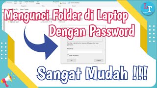 Cara Mengunci Folder di Laptop Windows 10 Dengan Password [upl. by Hctub]