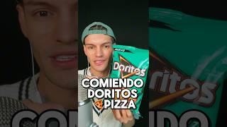 COMIENDO LOS NUEVOS DORITOS SABOR PIZZA 🍕 asmr shorts asmrvideo eating [upl. by Rysler]