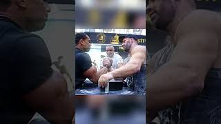 Denis show real power to Larry armwrestling fyp deniscyplenkov larrywheels [upl. by Dualc64]