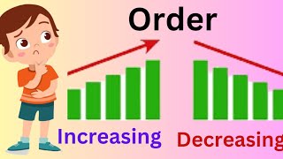 Increasing and Decresing Orderincresing and decreasing Order class 1st 2nd [upl. by Ambur]