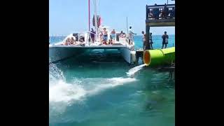 margaritaville traveljamaica montegobay jamaica waterslide fun vacation luxuryresort travel [upl. by Anilecram]