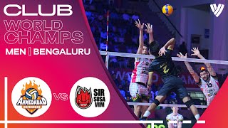 Ahmedabad Defenders vs Sir Sicoma Perugia  Pool A  Highlights  Mens Club World Championship 23 [upl. by Nike]