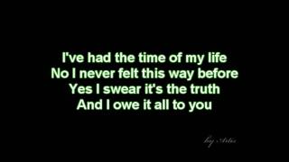 Dirty dancing  Time of my life lyrics [upl. by Mario]