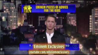 The Late Show with David Letterman  Eminem Top Ten [upl. by Nelda]