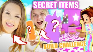 Secret Gift BUILD Challenge with my BEST FRIEND IAMSANNA Roblox [upl. by Leasim]