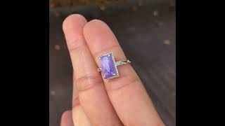 Lavender Jadeite Ring NJR281 [upl. by Arral]