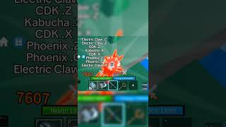 Phoenix Combo  ROBLOX   BLOX FRUIT  roblox bloxfruits phoenixcombo [upl. by Attegroeg460]