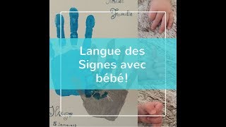 Apprendre la langue des signes Les premiers signes de bebe Maman 1er pas [upl. by Corley]