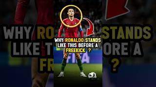 The Secret Behind Ronaldos FreeKick Stance 😲 shorts [upl. by Kendrah]