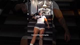 I’m not sure what’s worse going up or down the stairs after leg day😂comedy bodybuilding [upl. by Sicard]