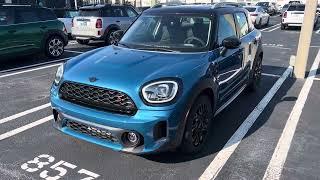 2024 Island Blue MINI Cooper S Countryman with the Premium Package [upl. by Heddy]