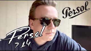 Persol 714 Folding Sunglasses Caffe  Wax and Tartans [upl. by Alameda]